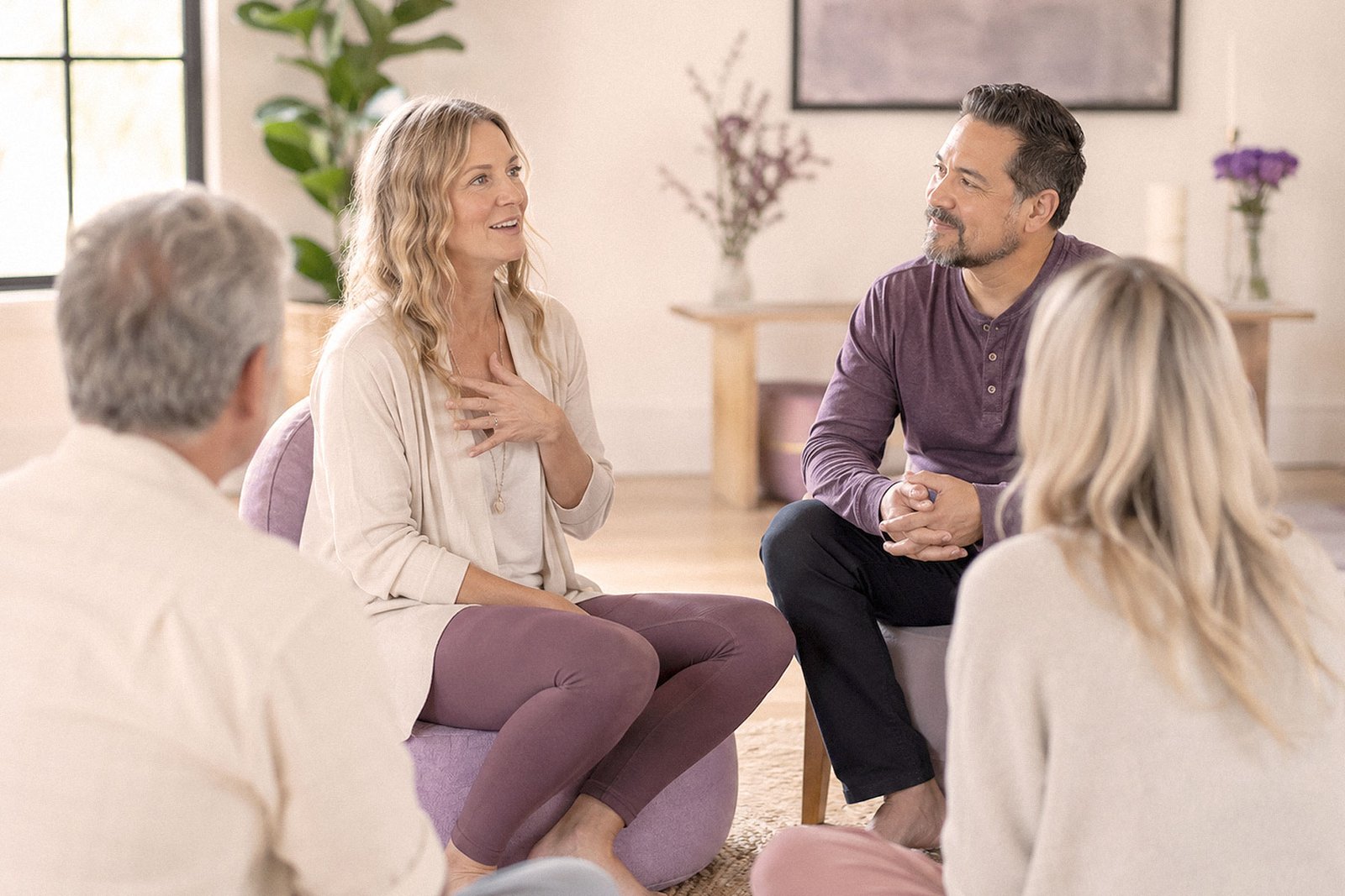 Encuentro grupal en Amar tu Calma